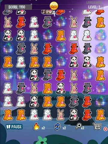 Изображение игры: Animals Party Blitz: Match to Crush