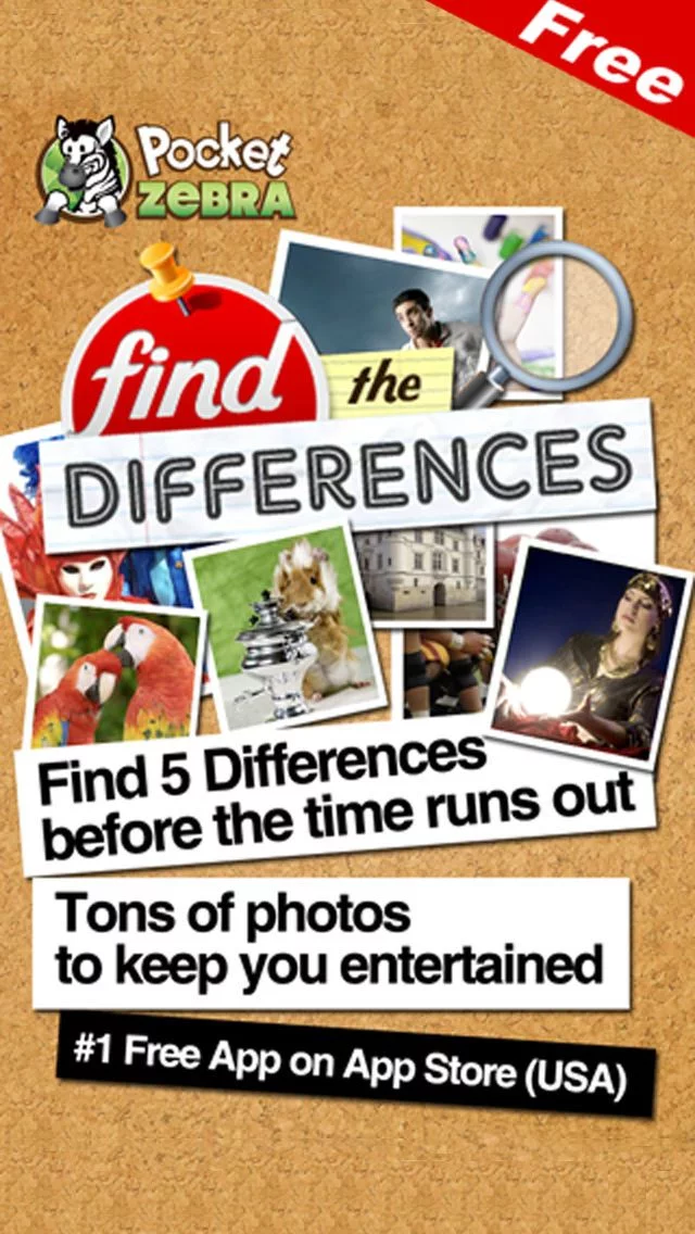 Изображение игры: Free Find the Differences - Family Packed Puzzle Arcade & Kids Game - For iPhone