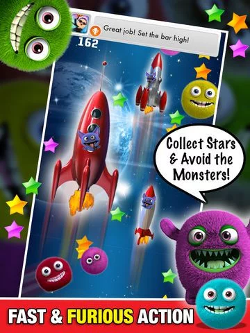 Изображение игры: Monster in Space Multiplayer: Chase Race Alien Game PRO - By Dead Cool Apps