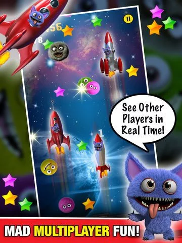 Изображение игры: Monster in Space Multiplayer: Chase Race Alien Game PRO - By Dead Cool Apps