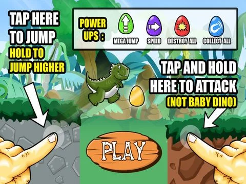 Изображение игры: A Baby Dinosaur Race FREE - Run, Jump & Roar!