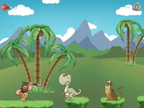 Изображение игры: Caveman Feast Run