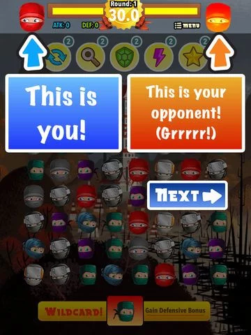 Изображение игры: Tiny Ninja War Fighter Match