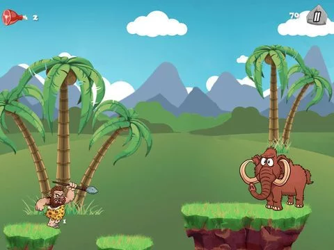 Изображение игры: Caveman Feast Run