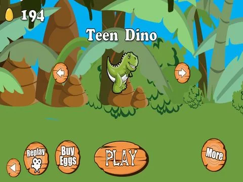 Изображение игры: A Baby Dinosaur Race FREE - Run, Jump & Roar!