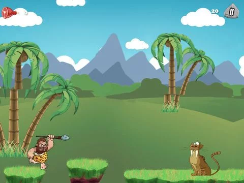 Изображение игры: Caveman Feast Run