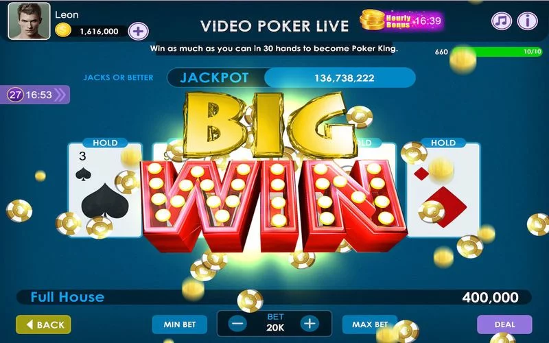Изображение игры: Video Poker Live