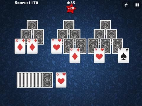 Изображение игры: Solitaire Tri-Peaks
