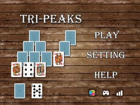 Изображение игры: Solitaire Tri-Peaks