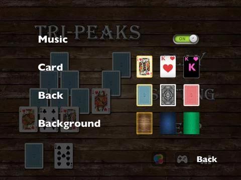 Изображение игры: Solitaire Tri-Peaks
