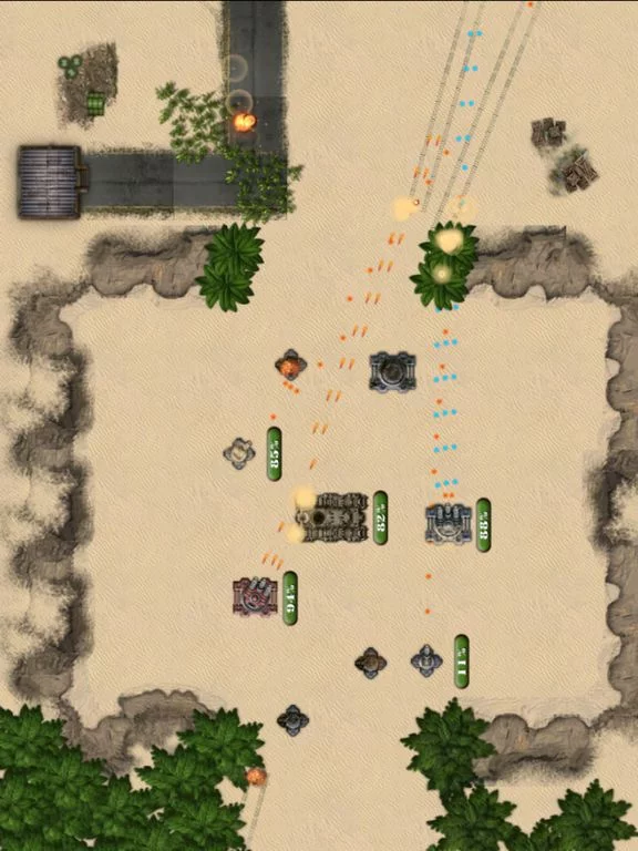 Изображение игры: Tank Defender War