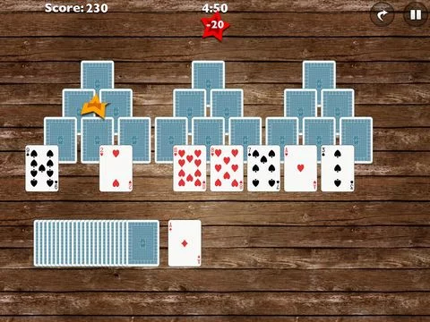 Изображение игры: Solitaire Tri-Peaks