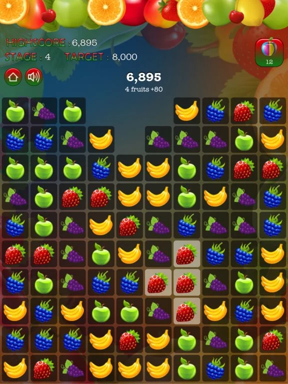 Изображение игры: Link Fruit