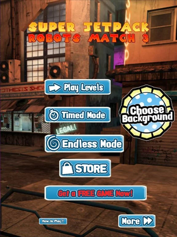 Изображение игры: Super Jetpack Robots Match 3: Kids Robot Game