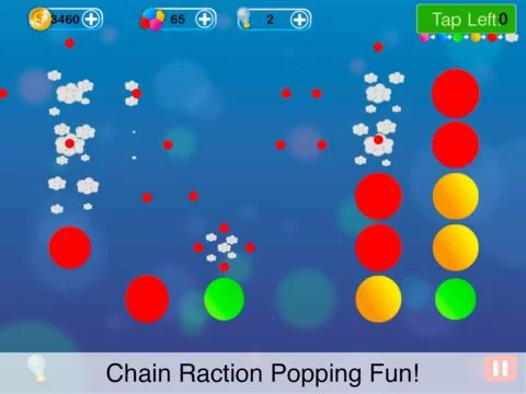 Изображение игры: Pop The Dots Bubble Puzzle FREE: Chain Reaction Game - By Dead Cool Apps