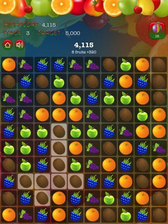 Изображение игры: Link Fruit