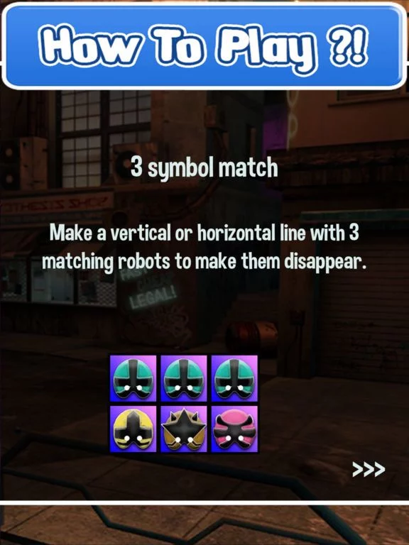 Изображение игры: Super Jetpack Robots Match 3: Kids Robot Game