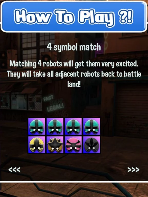 Изображение игры: Super Jetpack Robots Match 3: Kids Robot Game