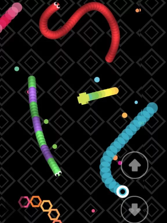 Изображение игры: Slither Snake Blast War