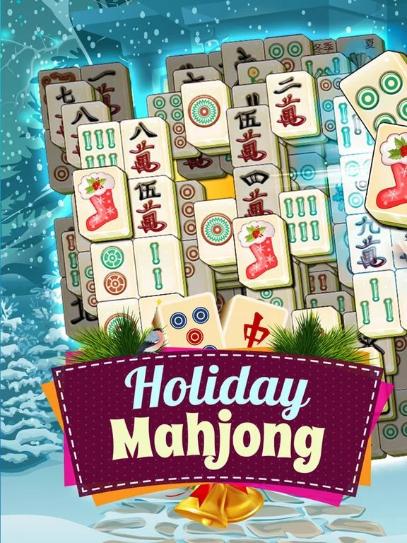 Изображение игры: Holiday Mahjong 3D - Magic Christmas Puzzle Deluxe