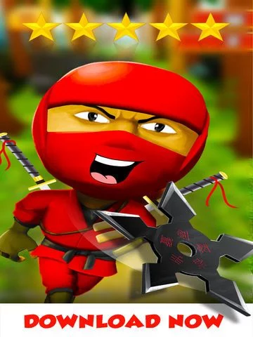 Изображение игры: 3D Tiny Ninja Fun Run Free - Mega Kids Jump Race To The Aztec Temple Games