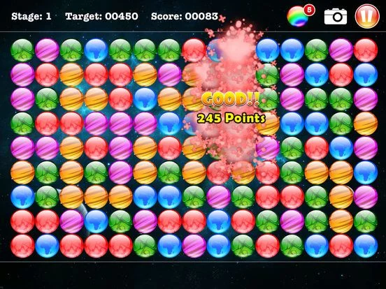 Изображение игры: Popstar Bubbles - Brain Game