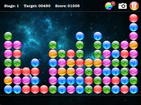 Изображение игры: Popstar Bubbles - Brain Game