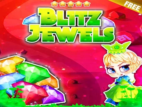 Изображение игры: Blitz Jewel's Match-3 - diamond game and kids digger's quest hd free