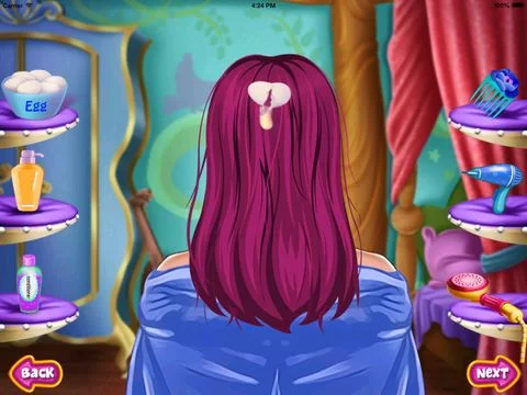 Изображение игры: Hairstyles Hairdressing and Haircut Game