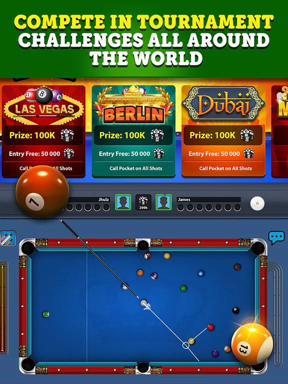 Изображение игры: 8 Ball Pool Killer! Live Arena