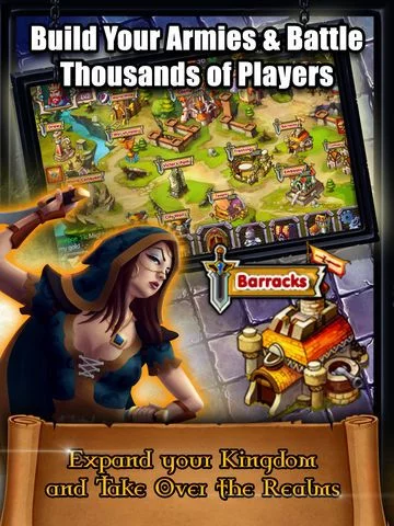 Изображение игры: Thrones of War RPG – Age of Fire & Iron - Build an Arcane Kingdom of Heroes & Summoners - MMO Games