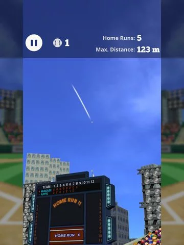 Изображение игры: Home Run X 3D - Baseball Batting Game