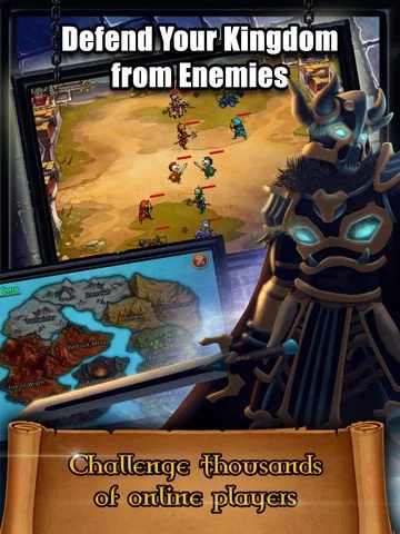 Изображение игры: Thrones of War RPG – Age of Fire & Iron - Build an Arcane Kingdom of Heroes & Summoners - MMO Games