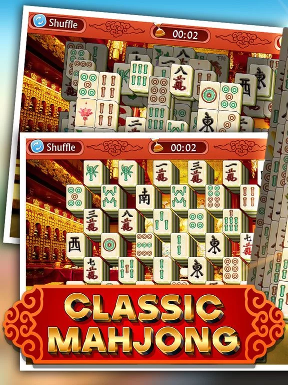 Изображение игры: Majong Classic 3D - Mahjong Deluxe