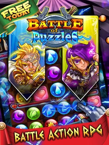 Изображение игры: Battle of Puzzles RPG - Dungeon Wars & Epic Battles TCG