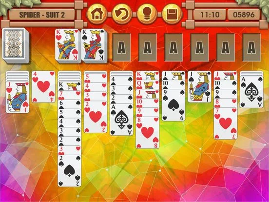 Изображение игры: Spider Solitaire Hearts & Spades Patience