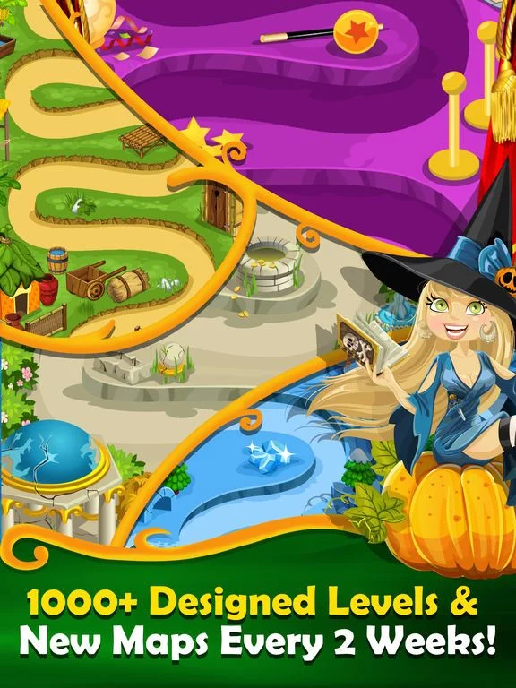 Изображение игры: Witchy Wizard Magic Match-3