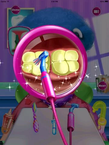Изображение игры: Clown Dentist Dental games