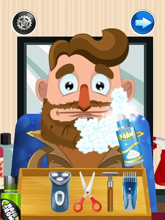 Изображение игры: Barber's Shave Shop: Beard & Mustache Salon
