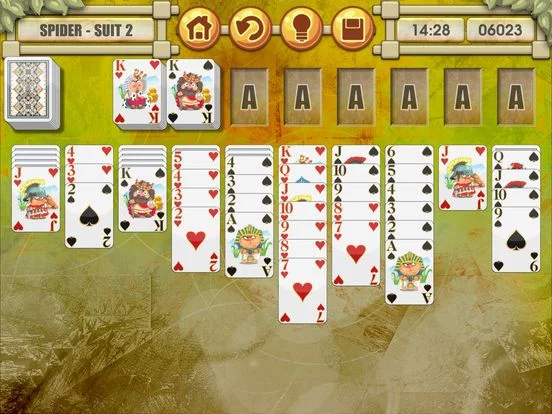 Изображение игры: Spider Solitaire Hearts & Spades Patience