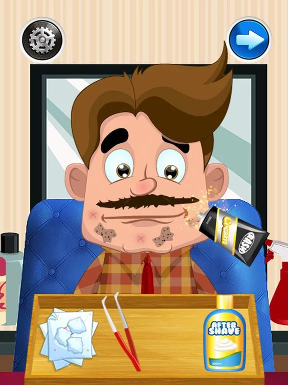Изображение игры: Barber's Shave Shop: Beard & Mustache Salon