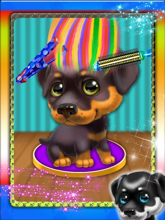 Изображение игры: Animal Pet Dog Hair Salon - hair salon game for kid