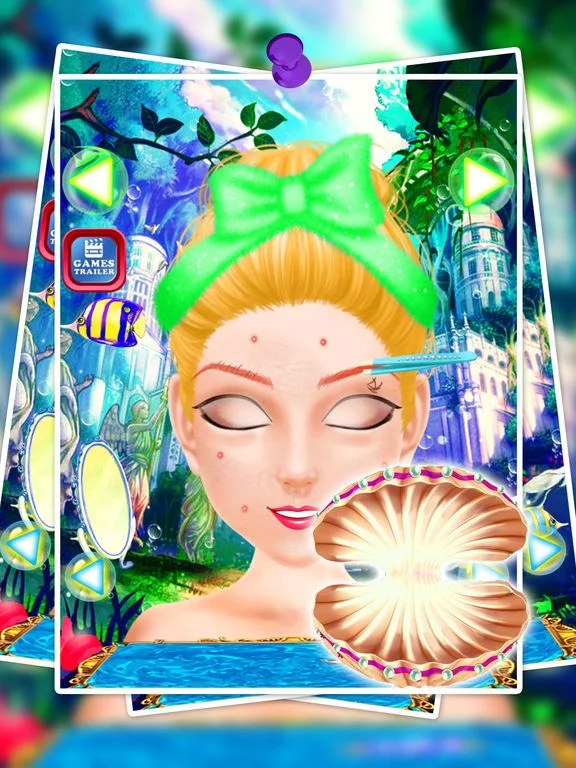 Изображение игры: Mermaid Princess Spa & Salon - mermaid girl makeover