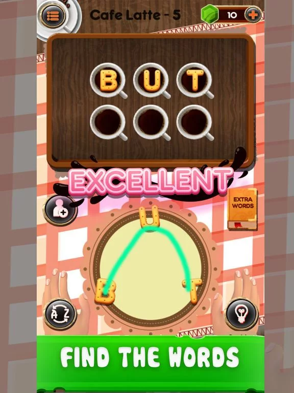 Изображение игры: Cafe Word Cross