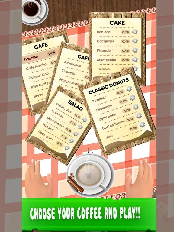 Изображение игры: Cafe Word Cross