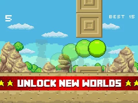 Изображение игры: A Bouncing Ball With Pipes Free