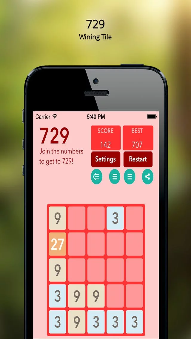 Изображение игры: 2048 Classic - With The Power of Three and Fibonacci