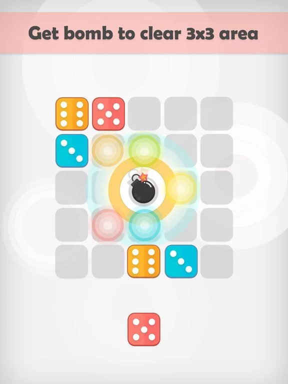Изображение игры: Dice Bomb - Merge Block Puzzle Game