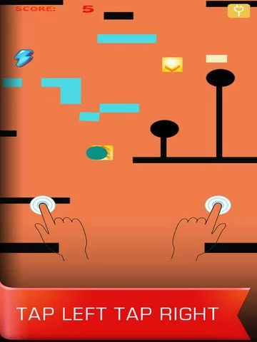 Изображение игры: AVOID - THE BLOCKS ENDLESS BOUNCE GAME