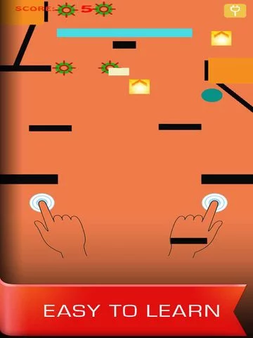 Изображение игры: AVOID - THE BLOCKS ENDLESS BOUNCE GAME